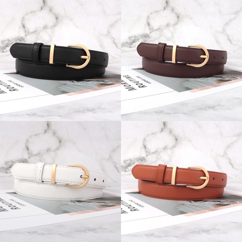 Vintage Belt Leather Women Versatile Decorative Waistband Casual Jeans Strap