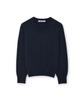 Beulaunyadeu W Extra Super Fine V-Neck Knit, Dark Navy