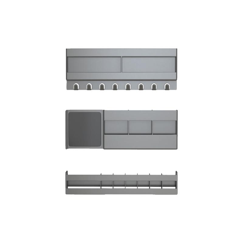 

Set of 3 Damage Without Wall Mounted Bathroom Shelves Magnetic Adhesive Cabinet Door Organizers Quick Fixing for Bathroom 1