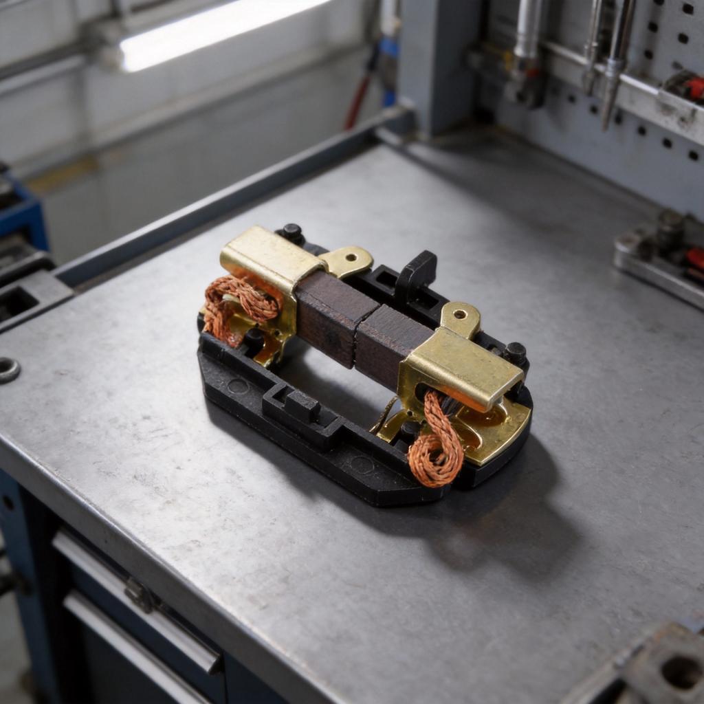 Bürstenhalter für Elektrowerkzeuge DCH253 DCH254 Halter N384037 Bürstenhalter Einfache Montage Metall-Kohlenstoff-Material