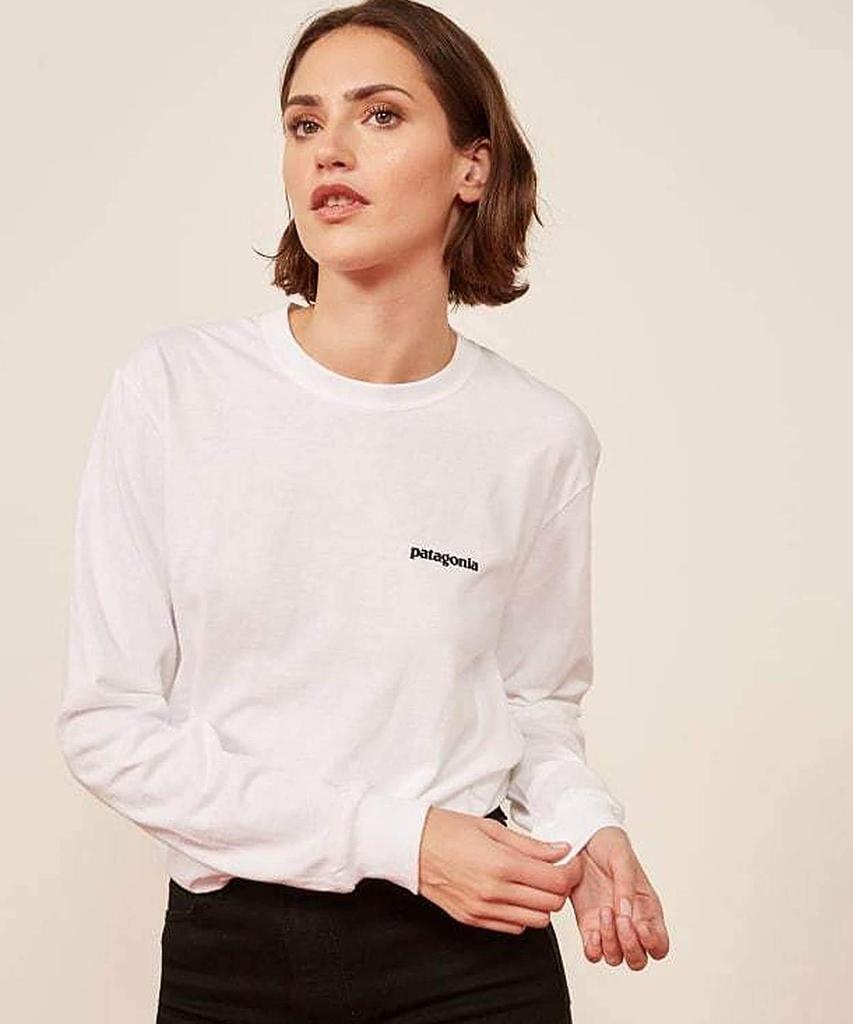 Patagonia Long Sleeve Regular Gray Size L Men's T-Shirt, Fit, Heather, [Used]