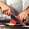 Chef Knife 7cr17 Color Wooden Handle Meat Cleaver 8 Inch Kitchen Knife 3.5Inch Fruit Knife