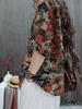 2026 New Style Women's Cotton-Linen Retro Printed Loose-Fit Casual Long Sleeve Suit