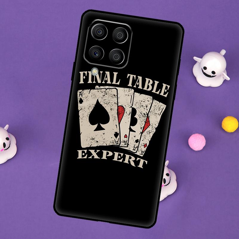 Poker Cards Cover For Samsung Galaxy M32 M52 M12 M13 M33 M23 M53 M15 M55 M31 M51 M14 M34 M54 M20 Case