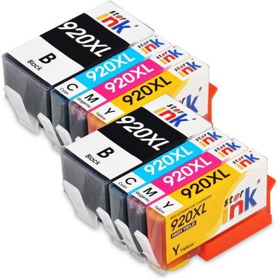 Ink Cartridges - 123 DESIGN - 920XL - Pack of 8 - High Yield - Multi-color