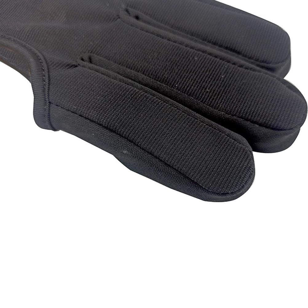 Three Finger Archery Gloves Leather Archery Shooting Gloves Archery Protective Gear Accessories