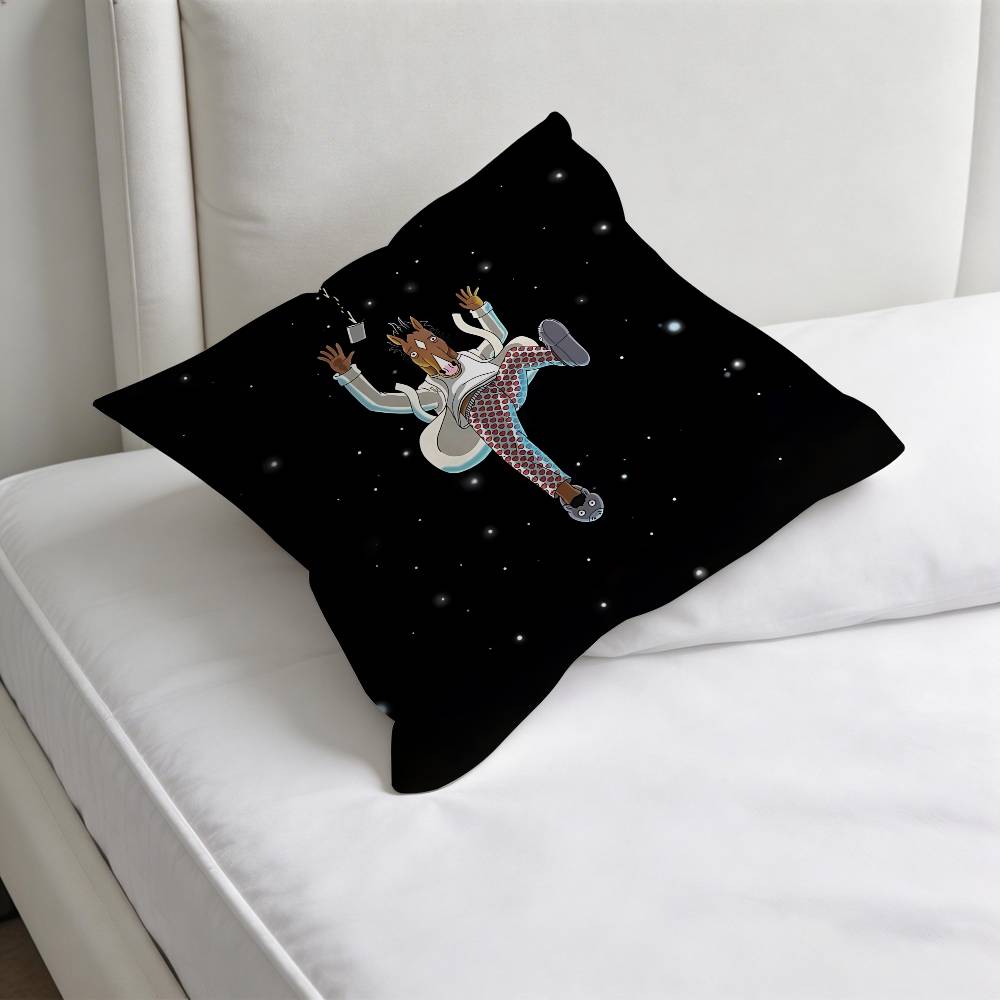 Cool BBojack Horseman Decorative Square Pillow Cover Soft Comfortable Pillow Case Sofa Bed Home Decoration