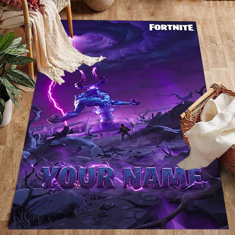 Fortnite Personalized Text Carpet Perfect for Dormitory Decorate room Study room Kitchen Antislip Carpet Decorate Offices