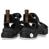 Lous Suede Beach Sandals Women's Black 1ABVQX