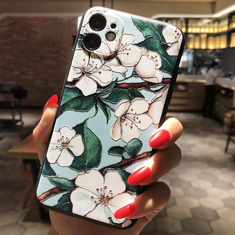 3D Relief Phone Case For Tecno Camon 19 Camon19 Pro Neo Case Floral Silicon Cover For Tecno Camon 19 Neo Case 2022 Fundas Coque