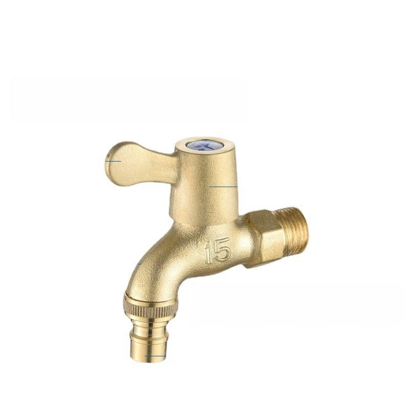 TLXT Brass Extended Washing Machine Faucet, G-Style