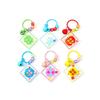 Inspirational Cartoon Keychain: Student Bell & Acrylic Pendant