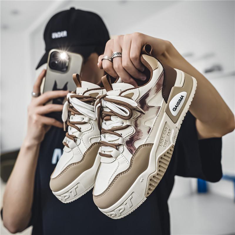 Fashion Fashion Vulcanized For Shoes Men Trend Casual Sneakers Shoes For Men Sneakers Men's Shoes Street Style Walking Shoes Men