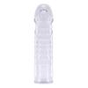 Men Transparent Condom Enlargement Thicken Lengthen Penis Sleeve Adult Sex Toy