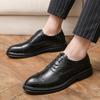 2025 Frühling und Herbst Neue Herrenschuhe Brock Übergröße Trendy Business Casual Herren Lederschuhe Größe 38-45 Hochzeitsschuhe