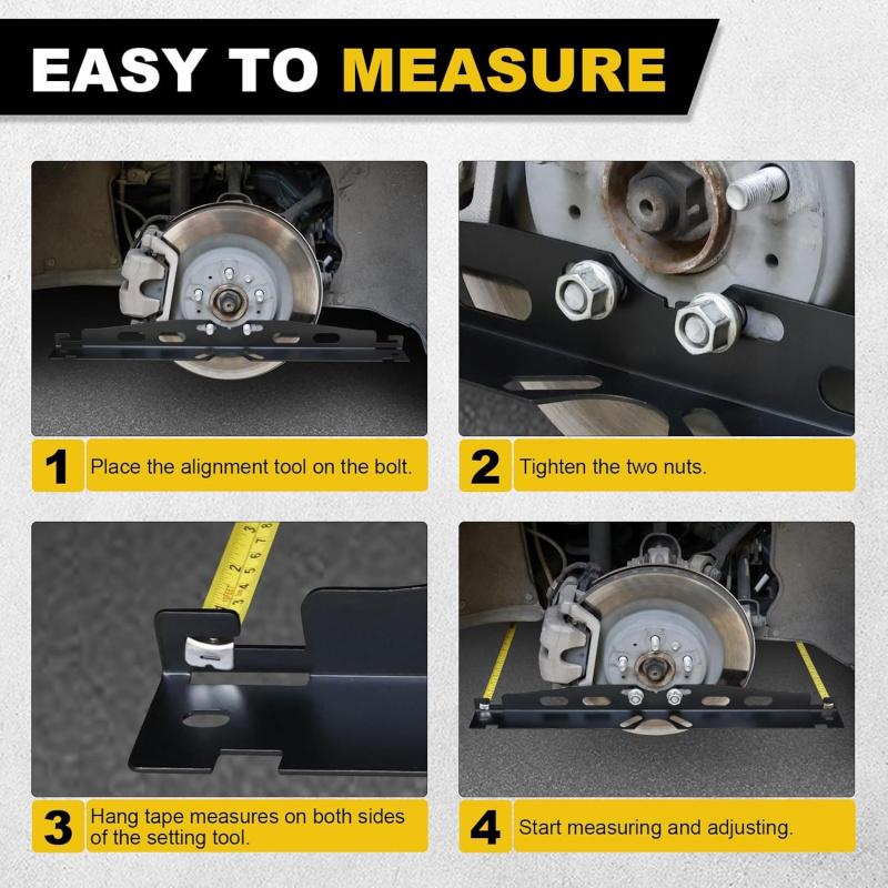 Four-Wheel Alignment Tool Set for Auto Repair, Sheet Metal Correction, Toe Plate, Car Repair Correction Tool Kit Equipment