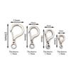 1/2Pcs Small Size Key Chain Buckle Spring Buckle Outdoor Edc Tool Keyring Accessories Titanium Alloy