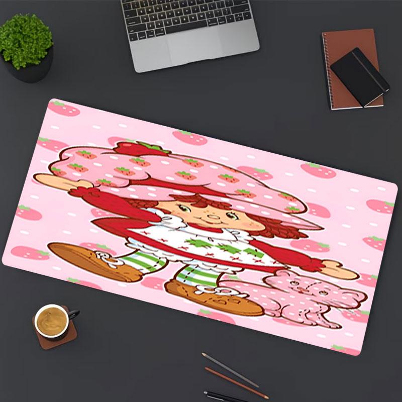 Strawberry Shortcake Print Mouse Pad, for Keyboard Pad Laptop PC Mat for Office Home Use, Desk Decor, Perfect Birthday Gift for Gamers
