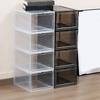 Shoe Organiser Box Stackable Clear Shoe Box For Closet Shoe Containers Sneakers Display Case Space Saving Storage Bin