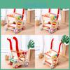 Multifunction Baby Wooden Cart Toddler Walking Shape Recognition Festival Gifts