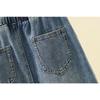 DIMANAF 2025 New Summer Denim skirt Women Casual Denim Big Blue
