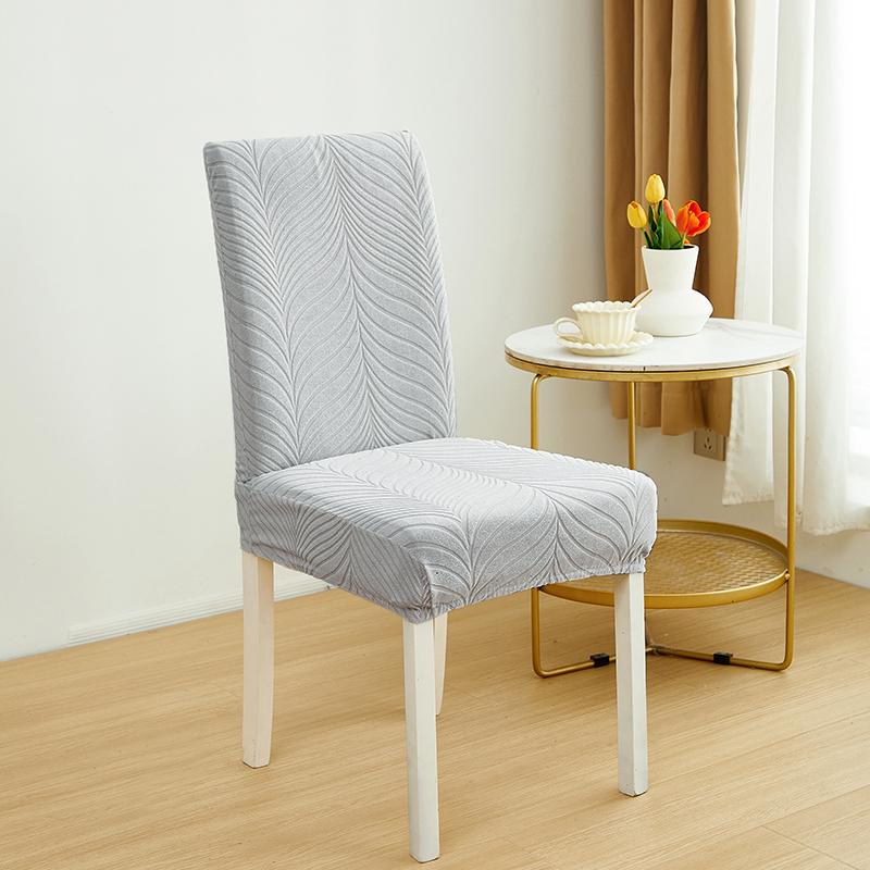 Waterproof Jacquard Dining Chair Covers, Chair Covers For Dining Room Stretch Kitchen Chair Protector Cover, Removable, Washable