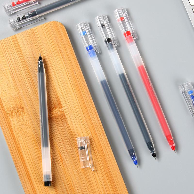 Baitong V-21 Triangular Correction Pen 0.5mm - High-Capacity Signature & Business Pen