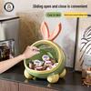 Rabbit Design Transparent Desktop Storage Box