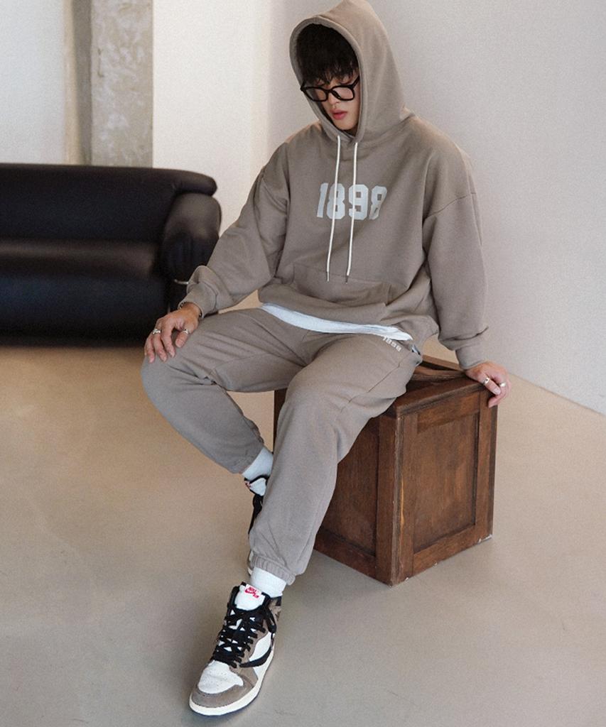 Deomail 1898 Garments Sweat Pants[Brown]