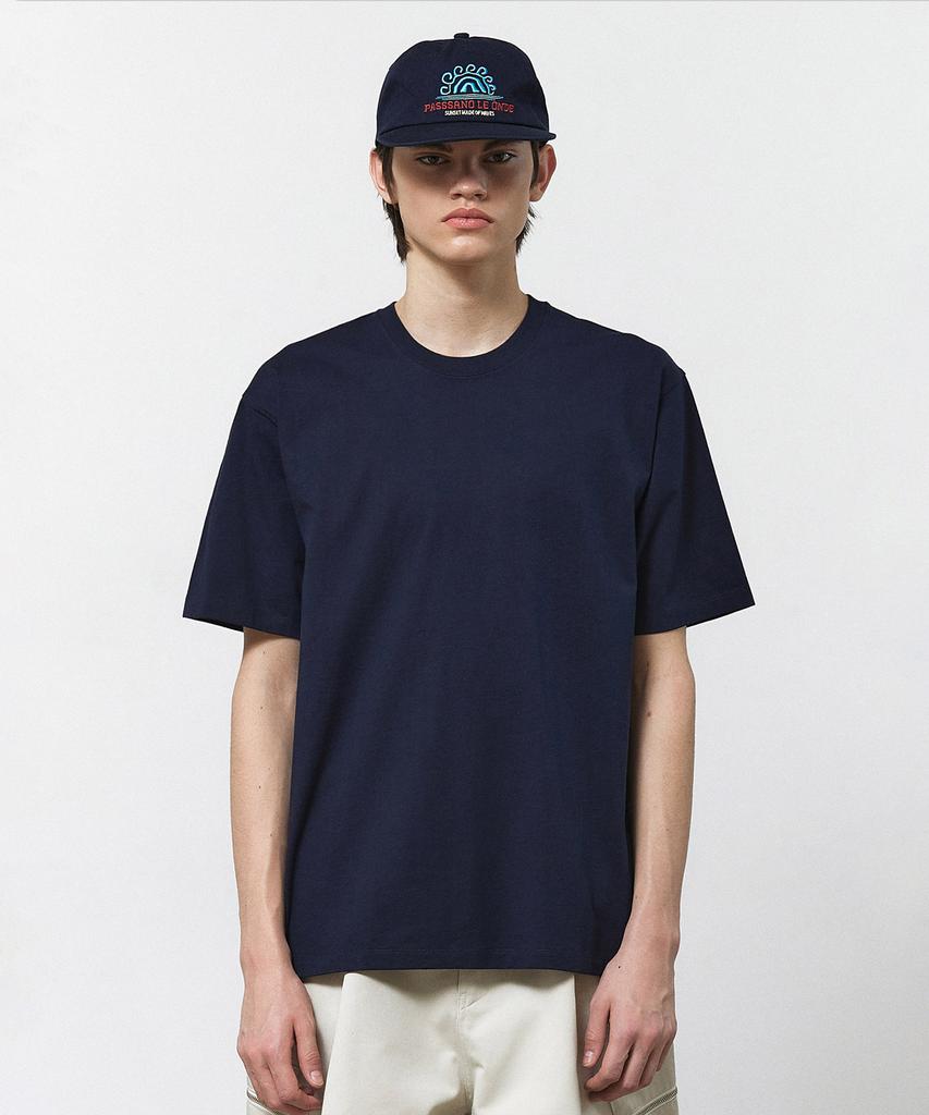 IL CORSO Essential Short Sleeve T-Shirt Dark Navy Iets5E502N3