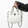 Gothic bag funny personality handbag fashion willow nail chain bag cross skull shoulder crossbody women's bag