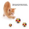 Pet Colorful Plush Toy Playing Ball Dog Puppy Cat Exercise Interactive Training Tool