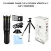 32x Professional Telescope Monocular HD Zoom Phone Lens Camera Telephoto With Tripod Metal Telescope For Tourism Camping