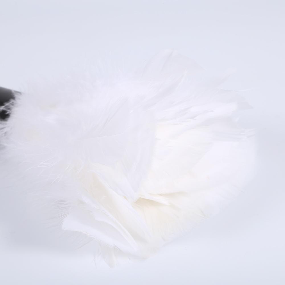 Soft Turkey   Duster Brush With Black Handle Home Furniture Car Cleaning Tools (Black)