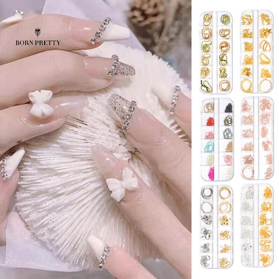

Стильные гвозди для ногтей Украшения DIY Портативный сейф