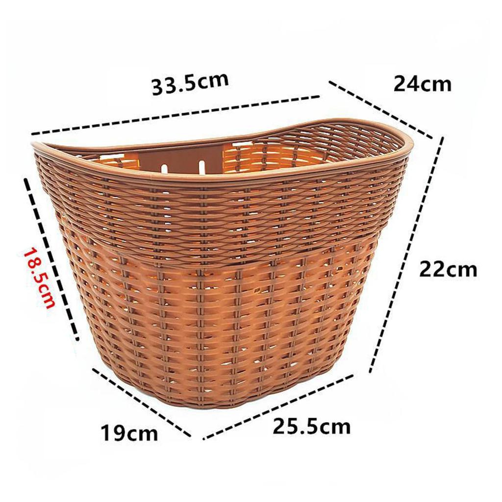 Bicycle Front Basket Large Capacity Universal Pannier Bike Front Basket for Camping Grocery Shopping Cycling Picnic Men Women
