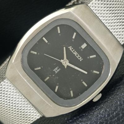 Relógio Masculino Vintage ALLWYN DE CORDA MANUAL 6300A ÍNDIA MOSTRADOR ORIGINAL a703950-1