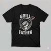 Powered By Dad Duty Shirt Funny Father’s Day Dad Tee