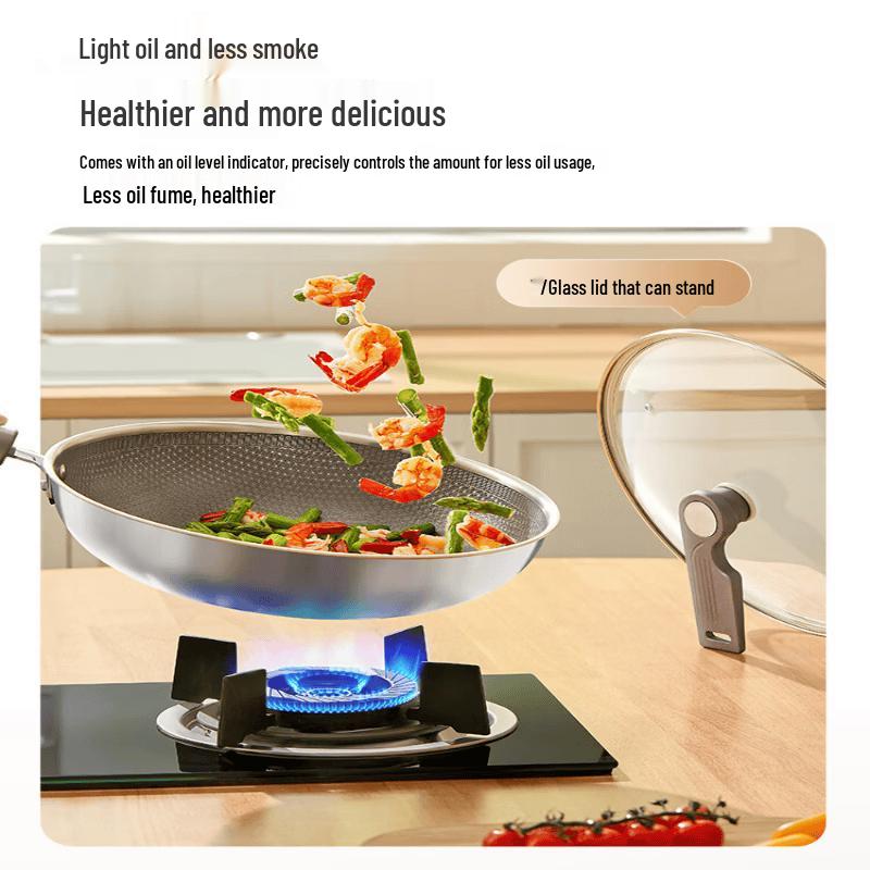 Midea Honeycomb Non-Stick Wok 30cm