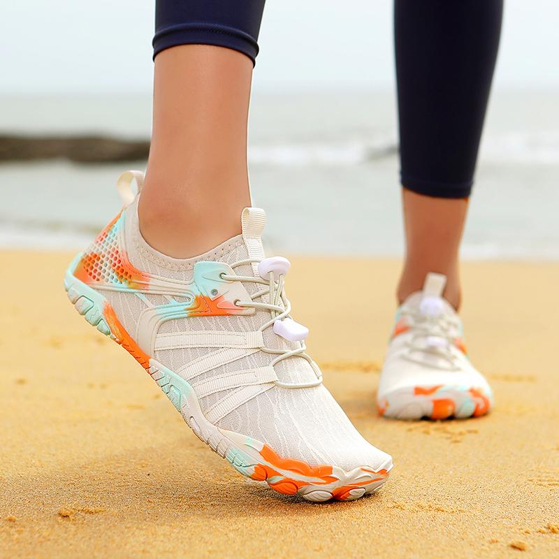 Beach Barefoot Wading Sneakers Unisex Quick Drying Aquatic Shoes for Sea Pool Water Sports Surfing Fishing Size 35-46