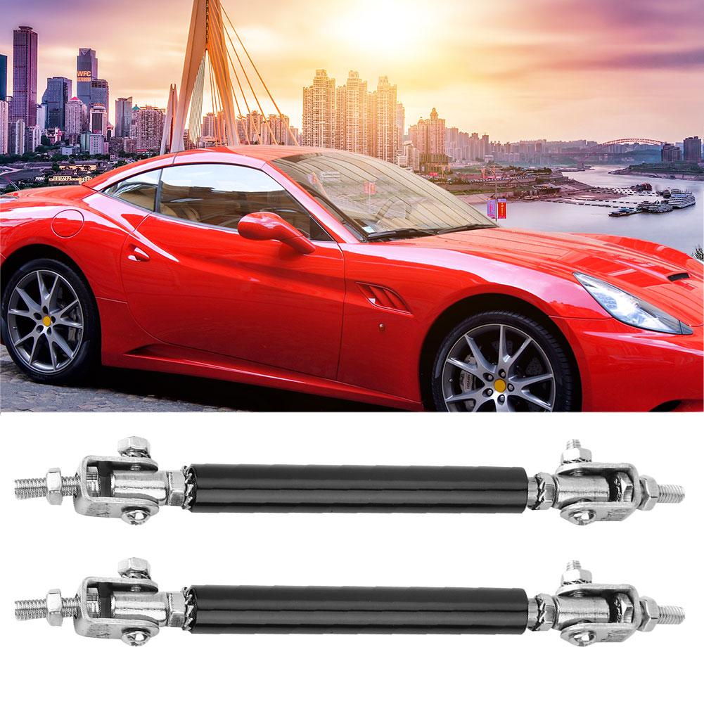 2 ks 75mm Chránič nárazníku auta Lip Rod Splitter Vzpěra Vzpěra Podpora Přední Zadní Univerzální