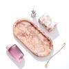 Unique Marble Vanity Tray For Displaying Perfume Bottles Trinkets And Makeup Accessories Storage Organizer