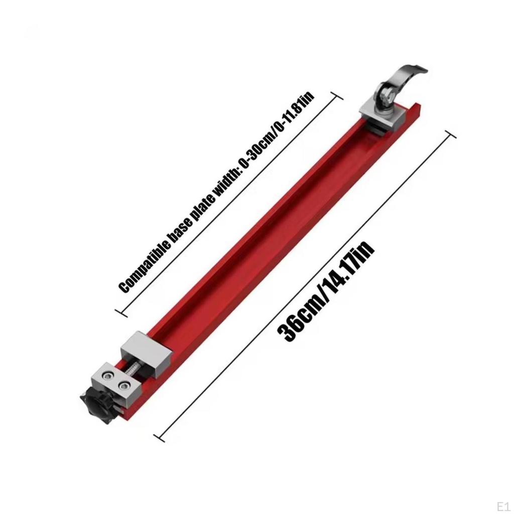 Saw Guide Base Plate StraightCut Circular Adjustable Hardware for Woodworkers,