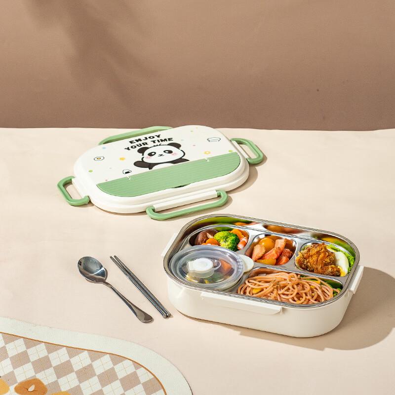 

RuHan Panda Insulated 304 Stainless Steel Lunch Box