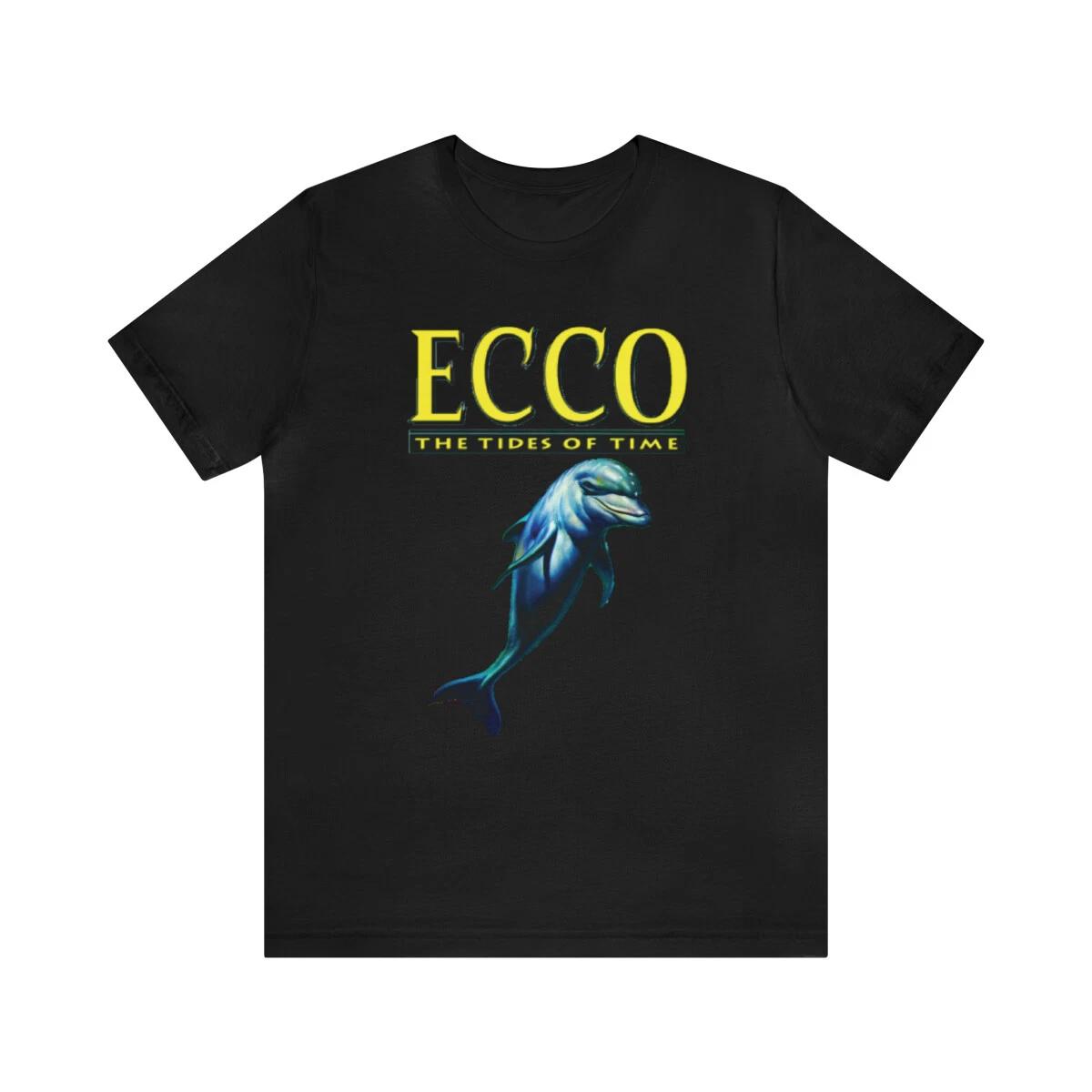 

Ecco The Tides of Time Sega Genesis Pixel Art Unisex Short Sleeve Tee 100% Cotton T-shirt Mens Tees Top M