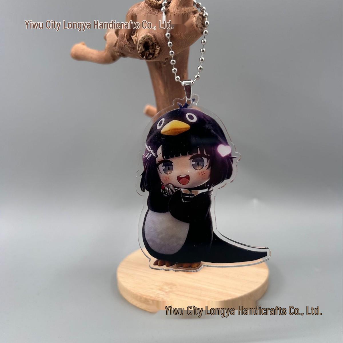 2D Coo-Goo-Gaa Little Penguin Administrator Figure – End of the World Model Ornament Toy, Birthday Gift