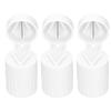 3pcs MultiFunctional   Crusher Cutter Tablet Splitter Grinder Storage Box Accessory(Green )