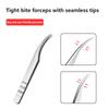 High Precision Eyelash Tweezers Beauty Eyelash Professional Grafting Eyelash High-Precision Flowering Tweezers