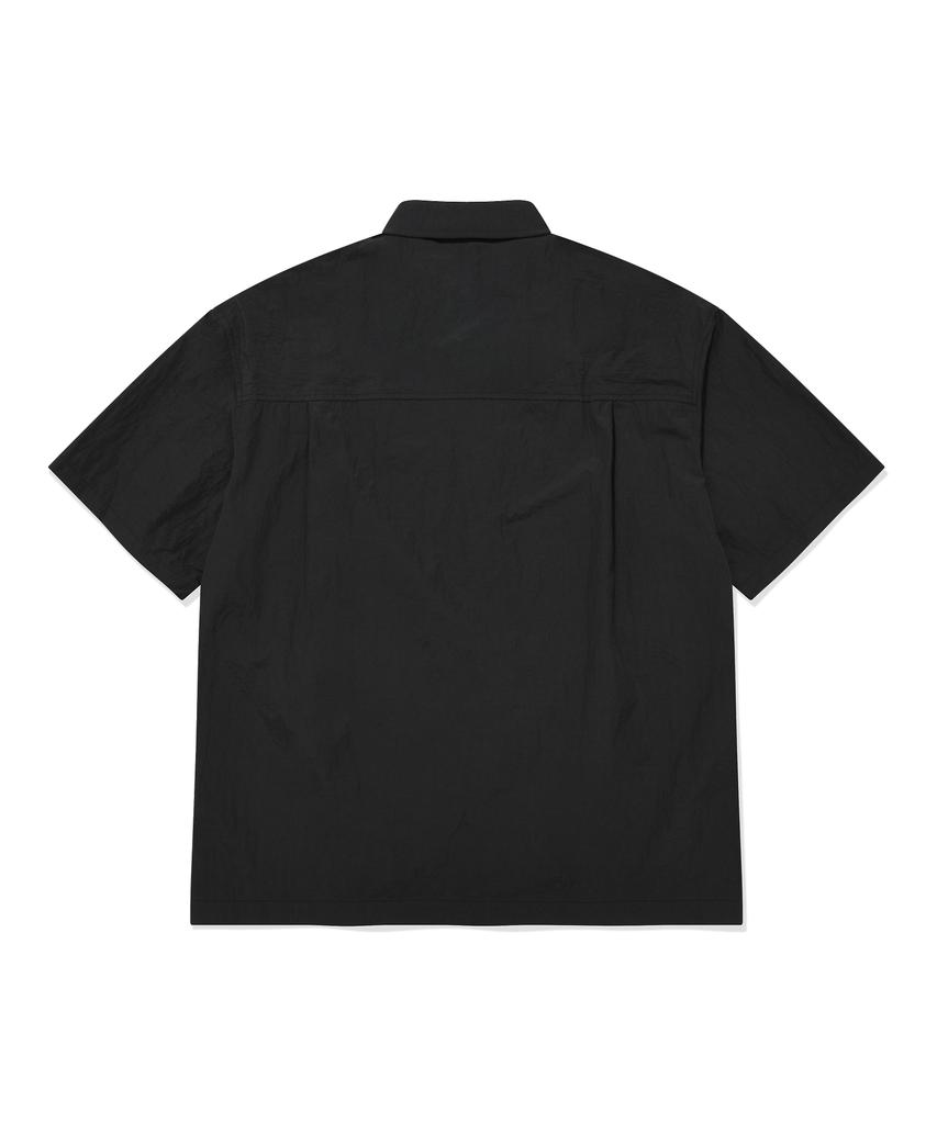 COVERNAT Nylon Fatigue Half Shirt Black
