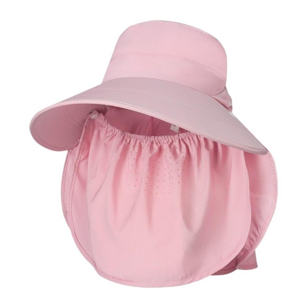 Adjustable Sunshade Shawl Cap Face Cover Picking Tea Hat Sun Hat Shawl Mask Hat  Women